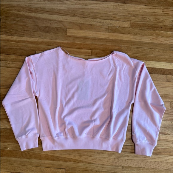 Fabletics Year Round Terry Off Shoulder Sweatshirt - Picture 3 of 4